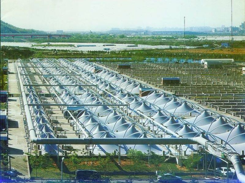 膜結構污水池加蓋