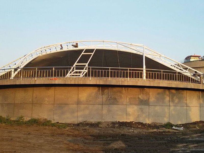 膜結構污水池加蓋