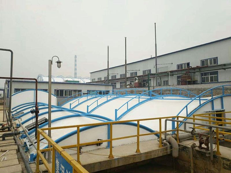 膜結構污水池加蓋