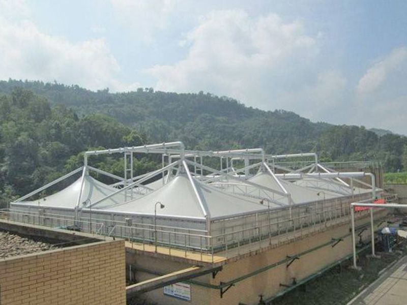 膜結構污水池加蓋